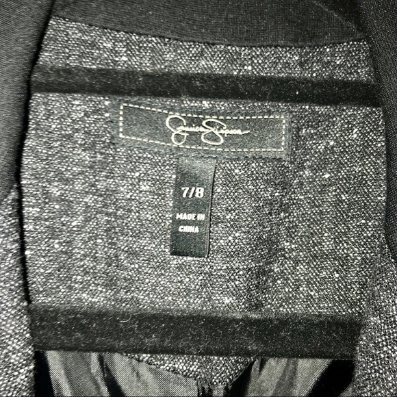 Jessica Simpson Mixed-Media Blazer - Picture 3 of 4